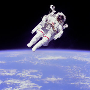 Astronaut in Free Flight