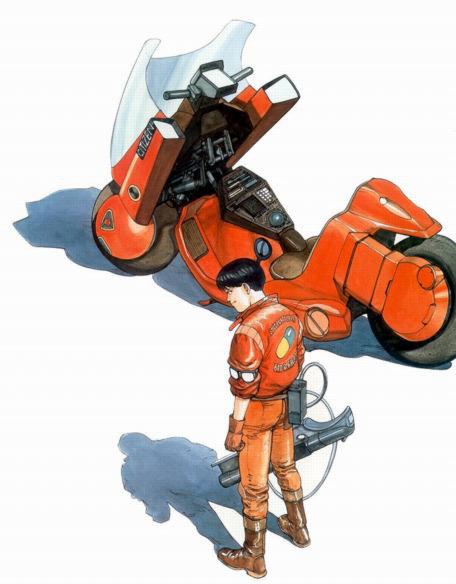 Kaneda and his bike